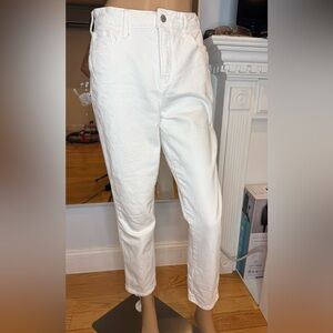 White straight jeans vintage slim 6